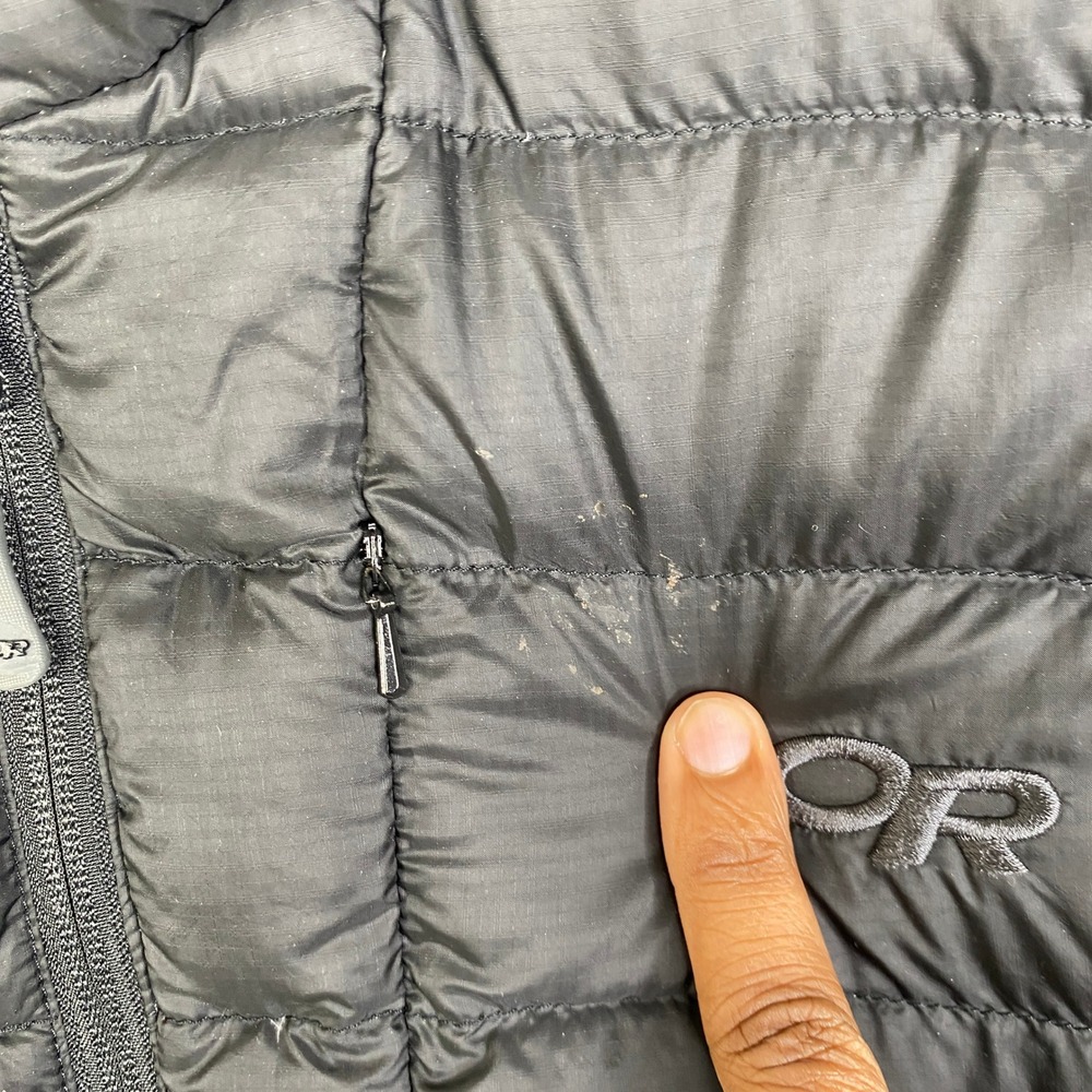 Outdoor Research Transcendent Down Vest Mens XL Black Puffer 57582 F13 - Picture 3 of 10